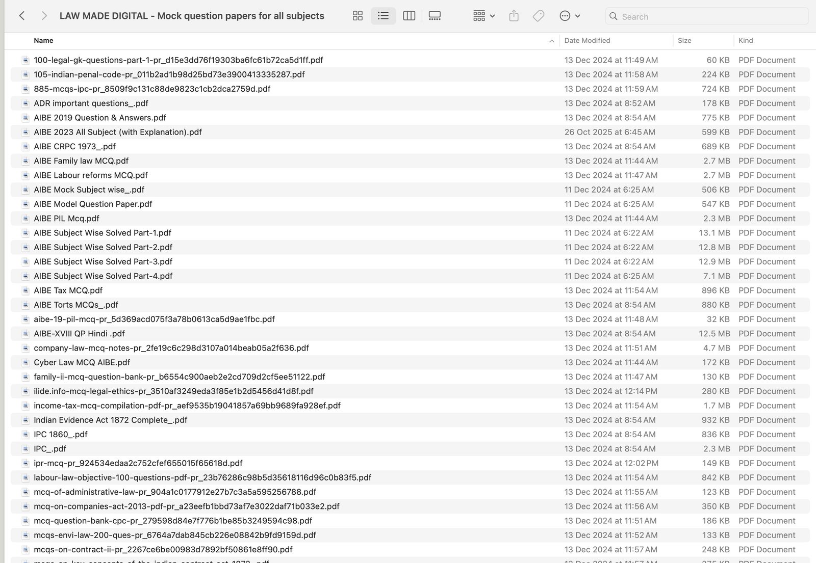 AIBE 100-Q CBT Mocks